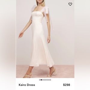 Reformation Kairo Dress - worn for Rehearsal Dinner